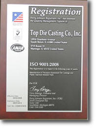 ISO 9000:2008 Certificate