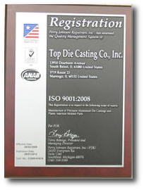 ISO 9000:2008 Certificate